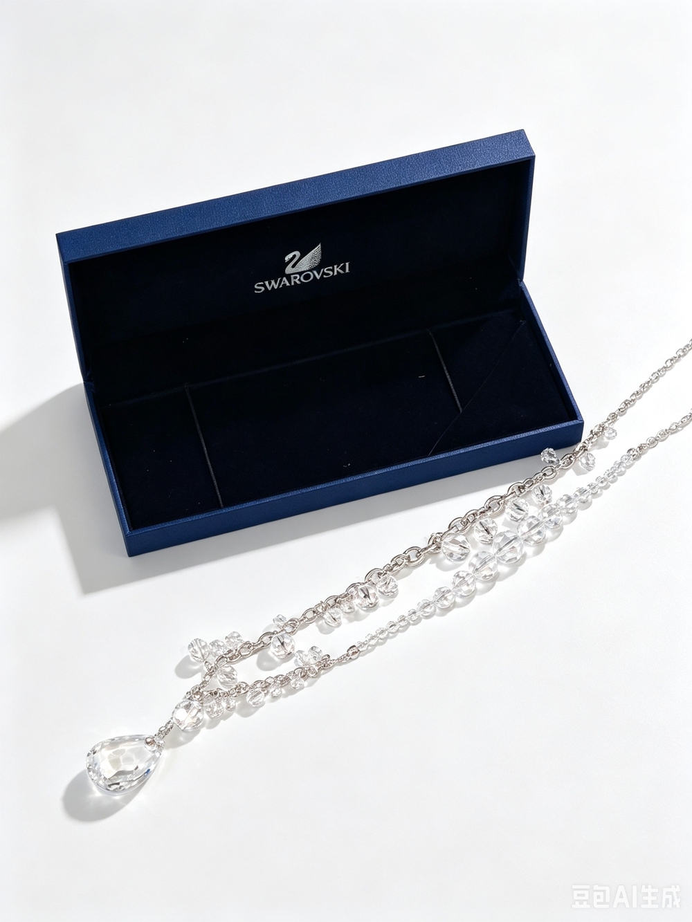 Swarovski Crystal Drop Pendant Necklace